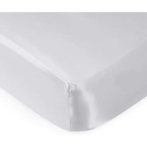Pro Goleem Satin Soft Crib Sheet Great for Baby with Sensitive Hair Silky Baby Sheet White Unisex 52’’x28’’x8’’ Fitted Sheet