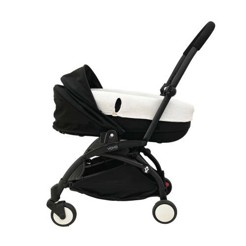 Bassinet Cover YOYO Muslin White