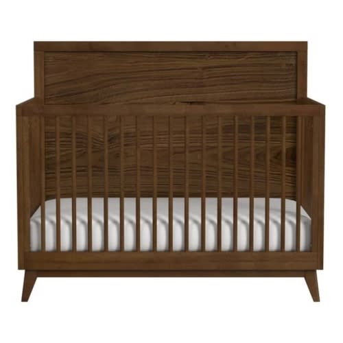 Mayberry Hill Malia 3-In-1 Convertible Crib in Walnut