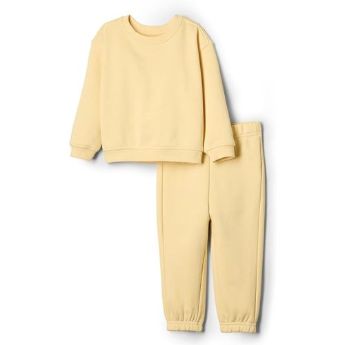 Amazon Essentials x Sofia Grainge Toddlers and Baby Boys' Sweatshirt and Sweatpant Set