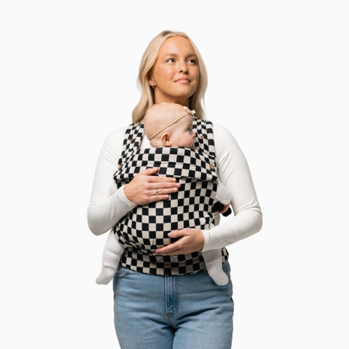MABĒ The Monarch Baby Buckle Carrier - Ebony Check