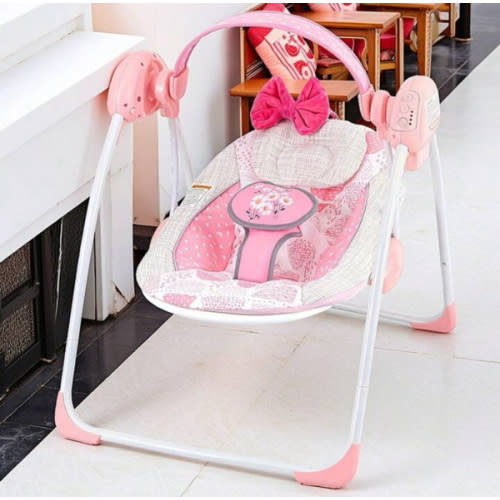 Baby Swing,Portable Baby Swing,Baby Swing Indoor/Outdoor, Foldable, Adjustable, Timer, Baby Swing Suitable For 0-6 Months Baby, 6-20 Pounds Indoor/Outdoor Use Halloween Christmas