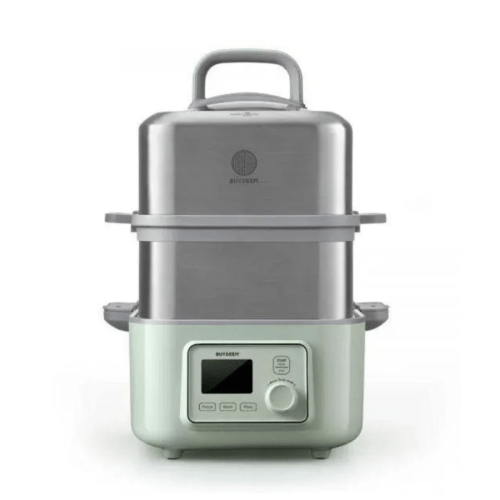 G563 Two-Tier Food Steamer (Stew Pots Included), 10.6QT