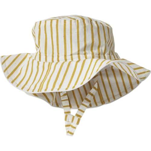 Stripes Away Bucket Hat, Marigold - Pehr | Maisonette