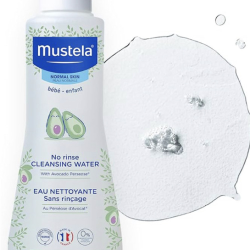 Mustela No-Rinse Micellar Cleansing Water for Babies - Made with Natural Avocado Perseose & Aloe Vera - Safely Cleans Baby's Face, Hands & Diaper Area - 1 or 2-Pack - Various Sizes