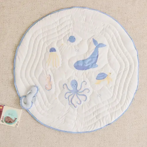 Ocean Lullaby Blue Baby Play Mat | Adairs
