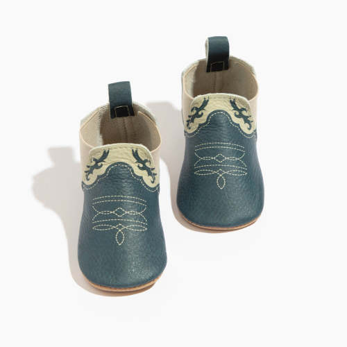 Cowboy Chelsea Boot Baby Shoe | Leather Baby Moccasins – Freshly Picked