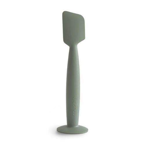 mushie Diaper Cream Applicator Soft Silicone with Suction Base (Dried Thyme)