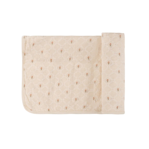 Jersey Cotton Floral Grid Collection - Muslin Swaddle – Ely's & Co.