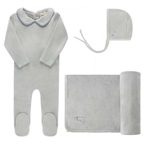 Embroidered Velour Collar Collection - Take Me Home Set – Ely's & Co.
