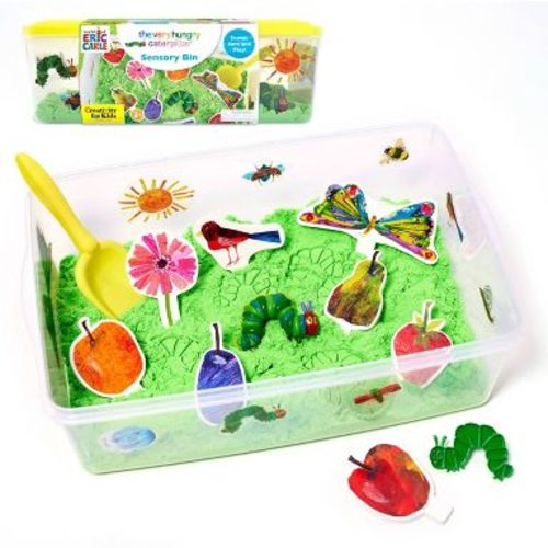 Eric Carle The Very Hungry Caterpillar Sensory Bin: DIY Art Kit with Decorative Accessories & Figures for Ages 3+