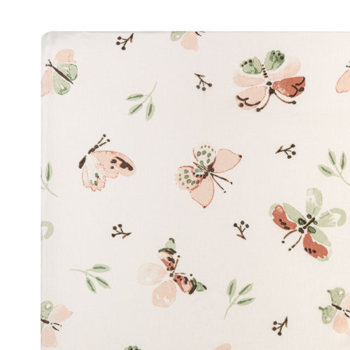 Crane Baby Parker Fitted Crib Sheet (Butterfly) & Reviews | Wayfair