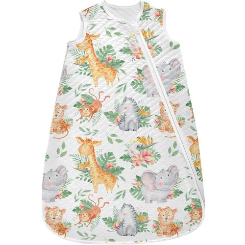 Baby Sleeveless Sleeping Bag Sack Blanket, Black and White Cow Pattern Unisex Baby Cotton Wearable Blankets