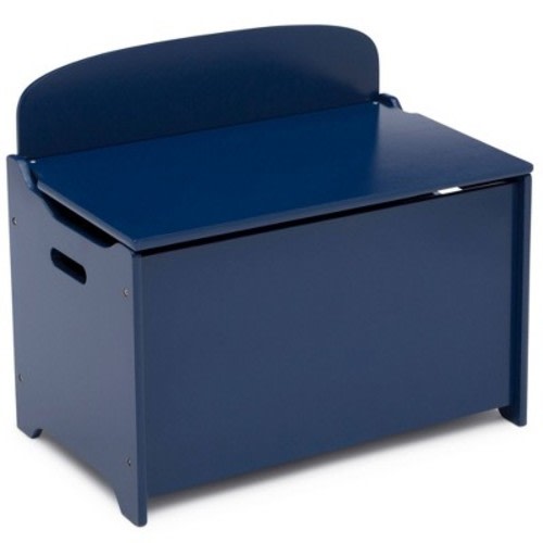 Delta Children MySize Deluxe Toy Box - Deep Blue