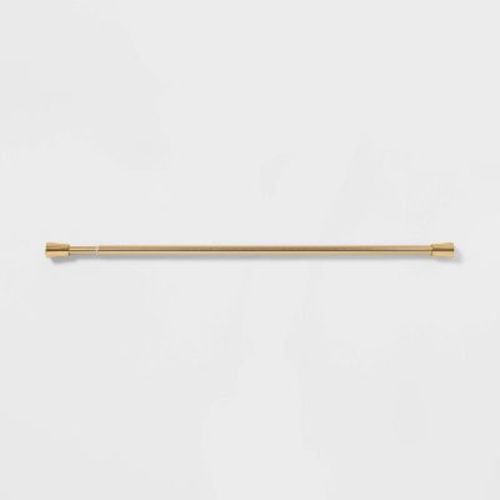 72" Rust Resistant Shower Curtain Rod Brass - Threshold™