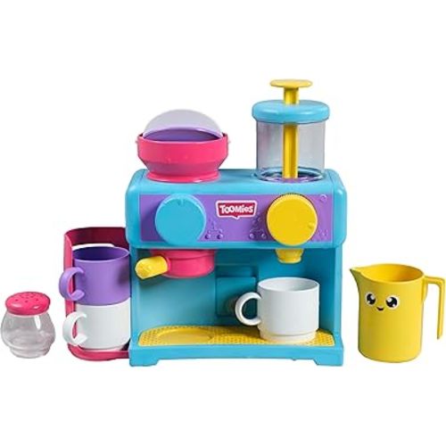 Toomies Bizak 30693547 Bathtub Coffee Maker with All Kinds of Accessories Such as Three Cups, Sugar Bowl, frother, Recommended for Children from 18 Months