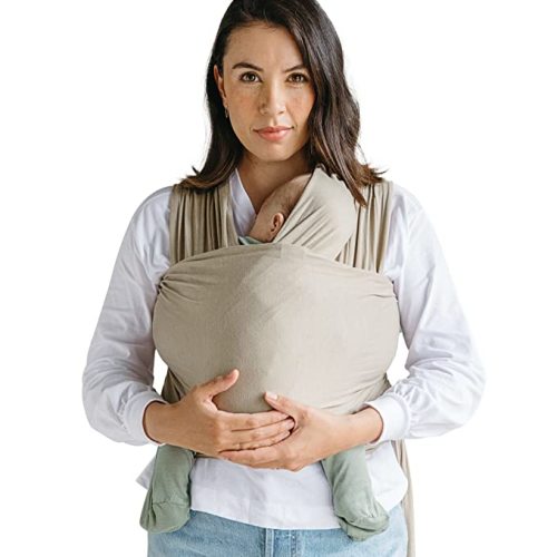 Solly Baby Wrap, Buttery-Soft Baby Carrier Newborn to Toddler 8-25 Lbs., Lightweight & Hands-Free Infant Sling Wrap, Breathable Summer Carrier, Baby Wearing & Postpartum Essential, New Mom Gift, Basil