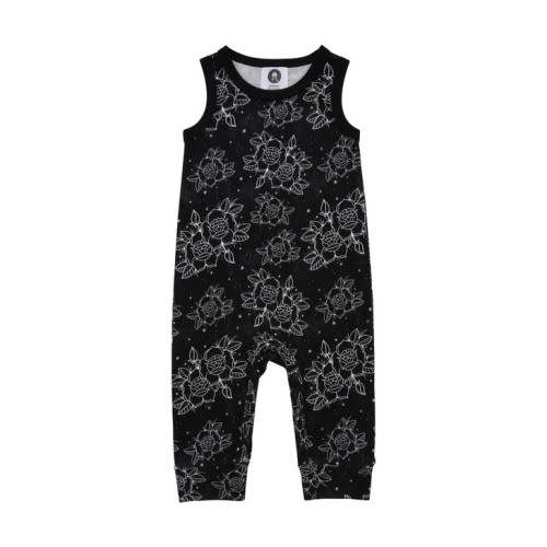 Dark Rose Tattoo romper - Metallimonsters Ltd