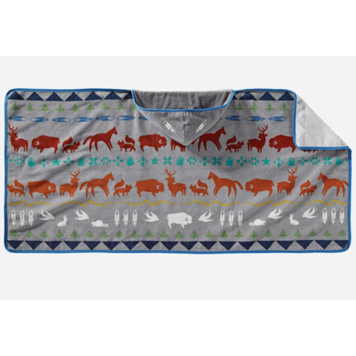 SHARED PATHS HOODED TOWEL