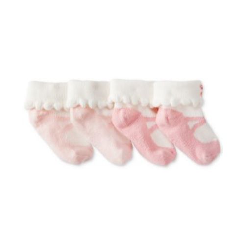 Baby Girls 2-Pk. Ballerina Bow Booties