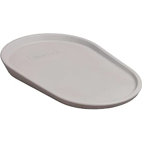 Shnuggle Squishy Changing Mat - Baby Changing Diaper Pad, Wipeable Easy-to-Clean Nappy Station, Warm-to-Touch Surface, Non-Slip Base, No Covers Needed - Taupe