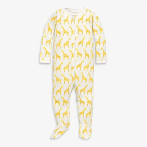 Primary Baby Organic Animal Friends Zip Footie
