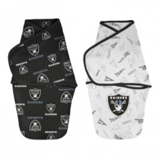 NEWBORN RAIDERS BABY COCOON 2-PIECE SWADDLE SET