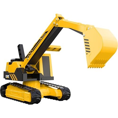 CAT Construction Toys, CAT Steel Construction Excavator - Heavy-Duty & Durable - Ergonomic Handles 3+ Years - Dig & Haul Dirt All Day Long!