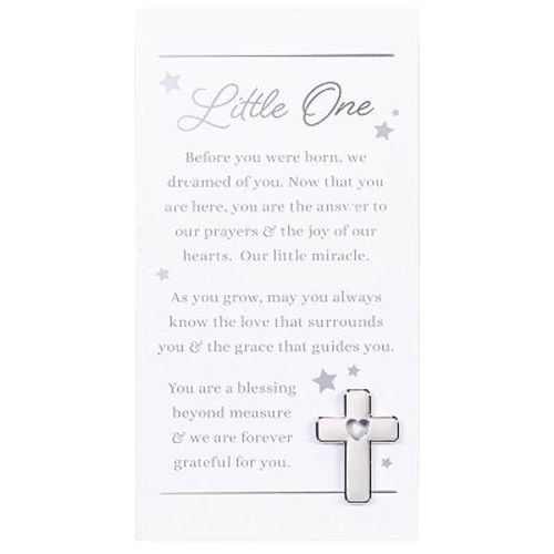 Malden Expression Little One with Heart Cross Wall or Table Decor