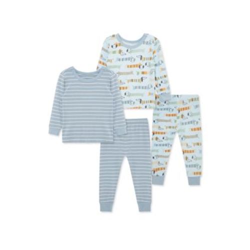 Baby Boys Puppy 4 Piece Pajama Set