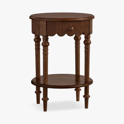 Chris Loves Julia Scallop Nightstand (16d")