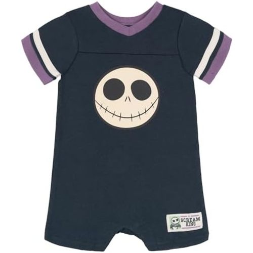 Disney Short Sleeve Athletic Romper Newborn to Toddler Sizes (0-3 Months - 3T)
