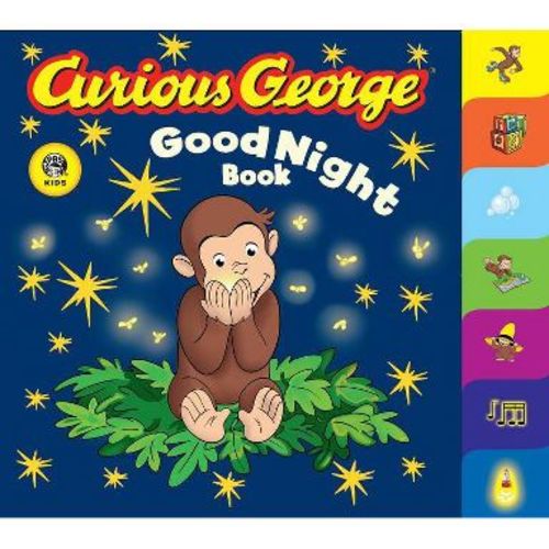 Curious George Good Night Book Tabbed - by H A Rey (Board Book)
