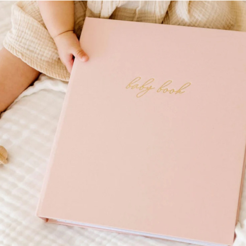 First Year Baby Memory Book - Pink