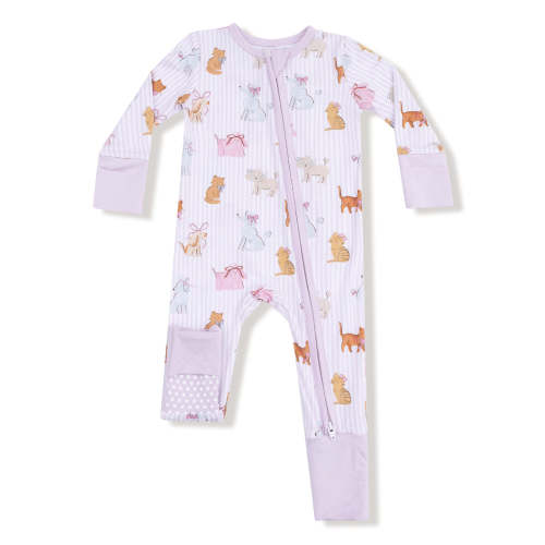 2-Way Zip Romper, Fancy Pets