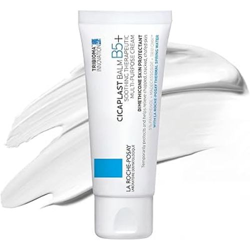 La Roche-Posay Cicaplast Balm B5 Skin Barrier Repair Cream with Centella Asiatica, Shea Butter & Panthenol | Multi-Purpose Healing Ointment for Dry, Irritated Skin | Face, Body & Hand Balm, Baby Safe
