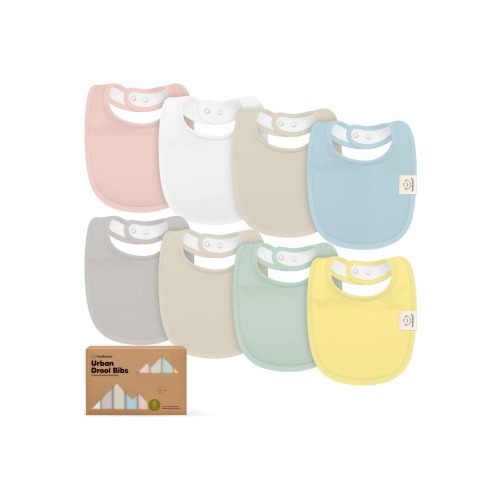 8-Pack Baby Drool Bibs