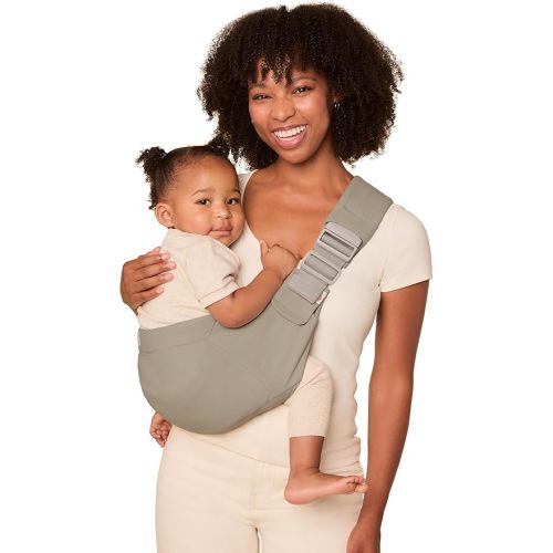 Ergobaby Upsie Hip Sling – Soft Olive Baby Carrier – Lightweight, Adjustable Sling for Toddlers – Breathable & Ergonomic Design