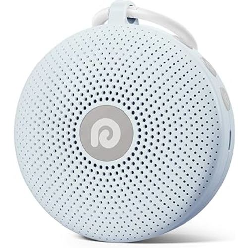 Dreamegg White Noise Machine - Portable Sound Machine for Baby Adult, Features Powerful Battery, 21 Soothing Sound, Noise Canceling for Office & Sleeping, Sound Therapy for Home, Travel(2Light Blue)