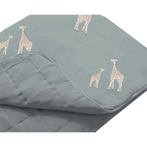 Cloud Comforter Mini Blanket 2.5 Tog, Giraffe Moss - günamüna | Maisonette