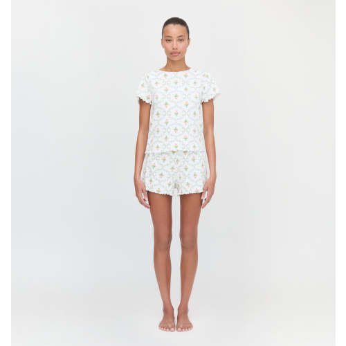 The Nina Pajama Set - Pastel Trellis – Hill House Home