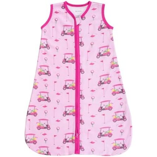 LollyBanks Sleep Sack, 100% Cotton Neutral Baby Sacks, 0.5 TOG Sleep Sacks Lightweight with 2-Way Zipper