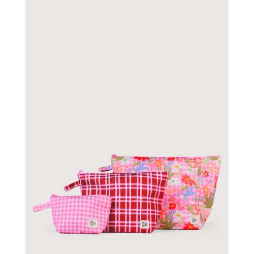 The Handy Trio - Pouch Set - Flowerburst