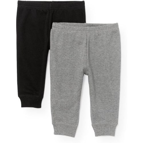 The Children's Place Pants Pack - Grey/Black (3-6 Months)