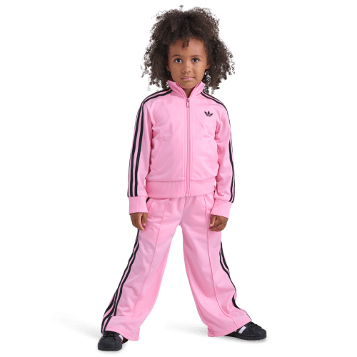 adidas Firebird Jacket Wide Leg Pant Set