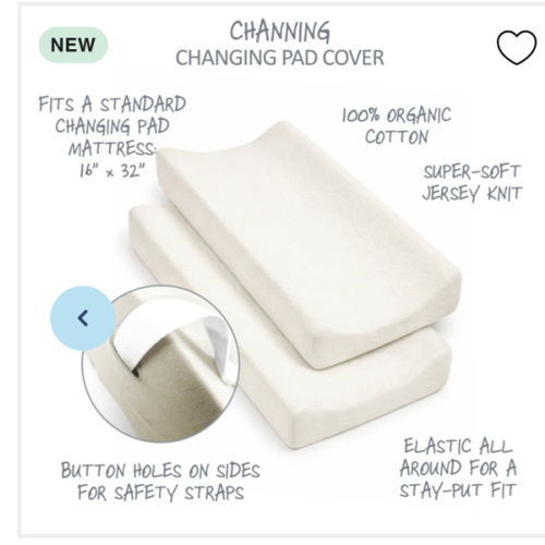 CHANNING 2-Pack Changing Pad Cover – Butterblu