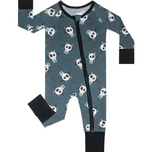 GUISBY Baby Boys' Pajamas Sleep N Play, Baby Clothes, Long Sleeve, Footless,Newborn-2T