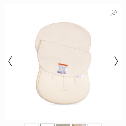 Lounger Curve Muslin Cover | Natural