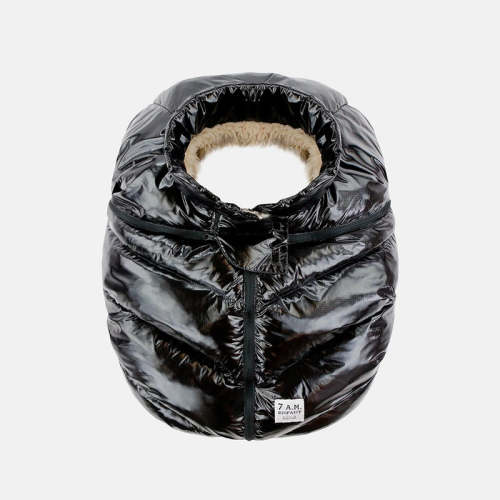 7AM Enfant Car Seat Cocoon  - Black Polar