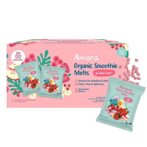 Amara Organic Smoothie Melts, 0.2 Ounce Bags, (20 Count)